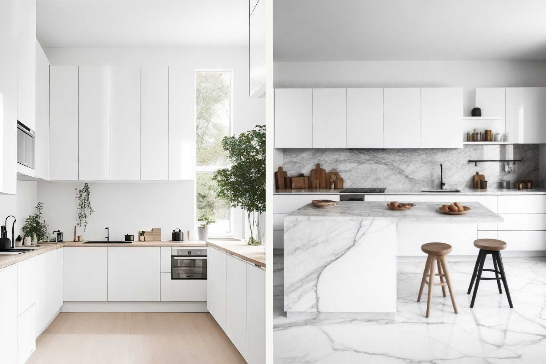 Cuál es el mejor para tu cocina blanca - ROCASA Cuál es el mejor para tu cocina blanca - ROCASA