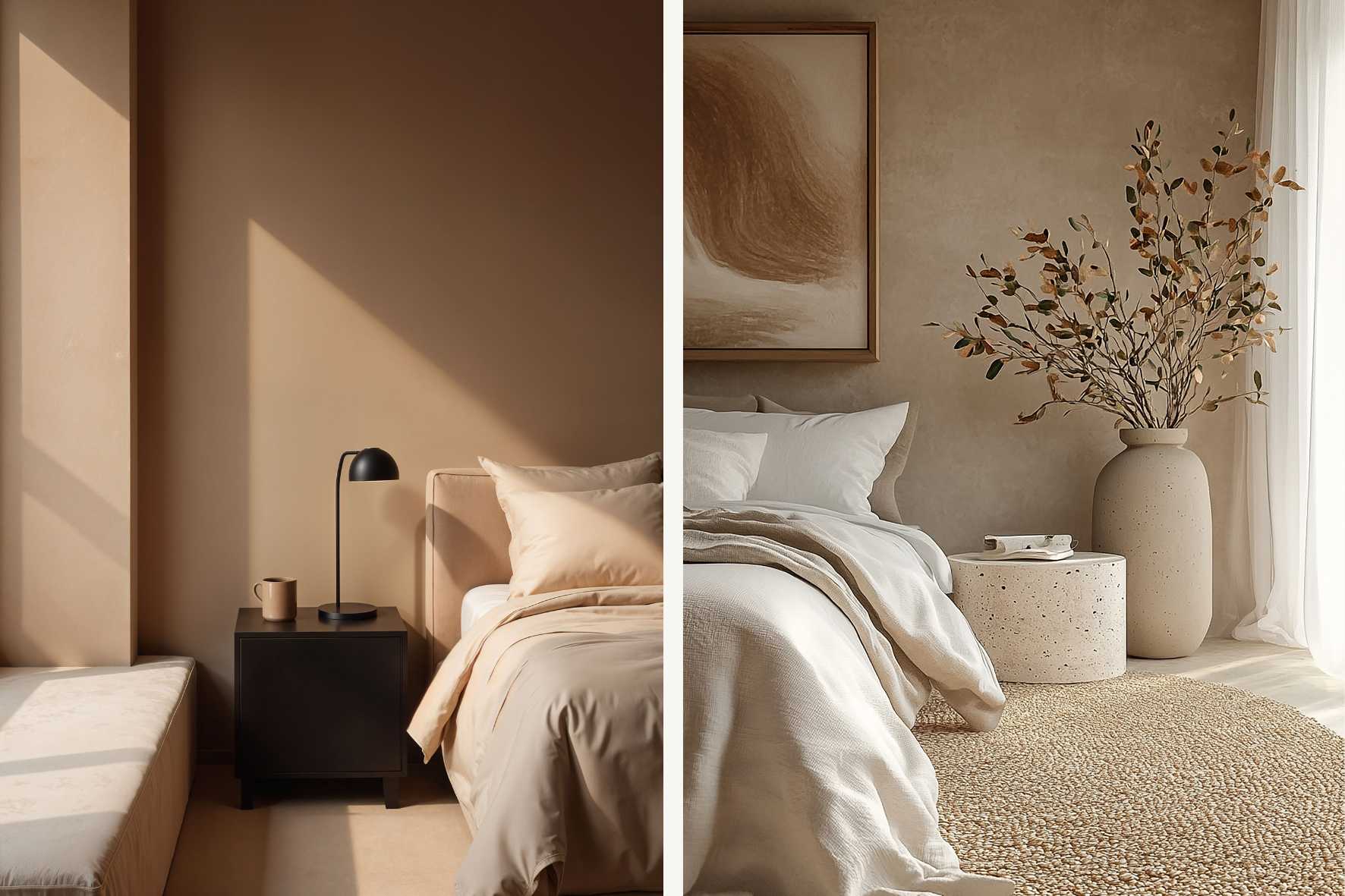 Dormitorios en colores tierra - ROCASA Dormitorios en colores tierra - ROCASA