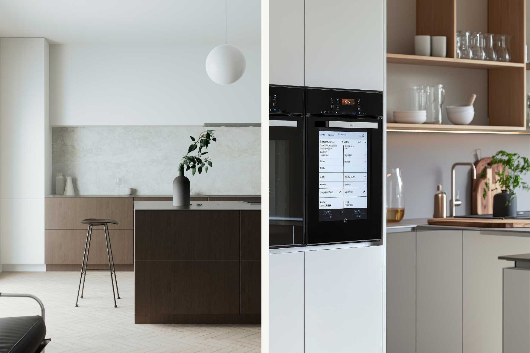 Tecnología integrada en la cocina inteligente - ROCASA